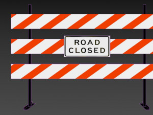 construction barrier 3D 模型