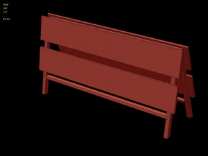 construction barrier Modelo 3D