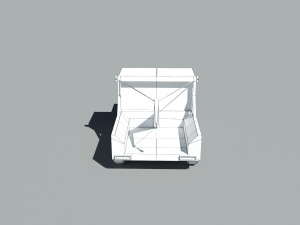 cartoon vehicle towing 3D Model