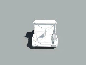 cartoon vehicle towing 3D Model