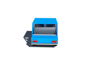 cartoon low poly car 3D Model