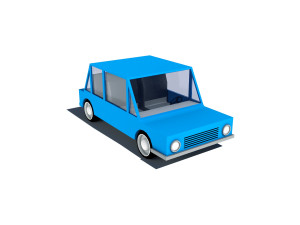 cartoon low poly car 3D Model