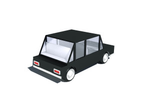 cartoon low poly car 3D Model