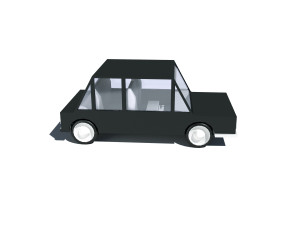 cartoon low poly car 3D Model