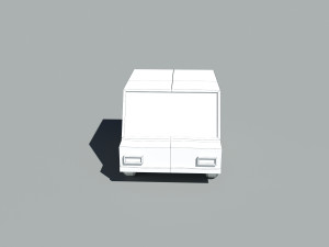 cartoon low poly car 3D Model