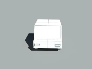 cartoon low poly car 3D Model
