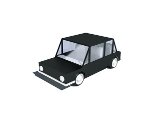 cartoon low poly car 3D Model