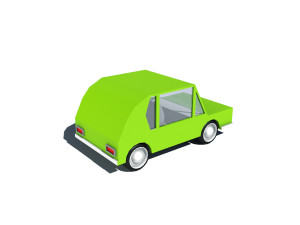 cartoon low poly car 3Dモデル