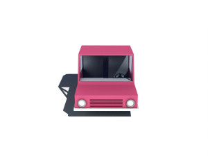 cartoon low poly car 3D Модель