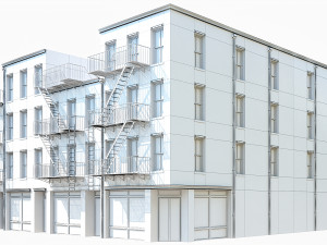 new york building 03 3D 模型