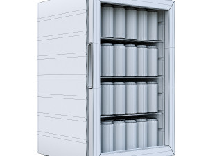 Mini fridge 3D 模型