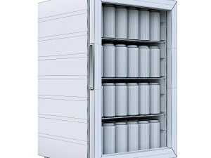 Mini fridge 3D Model