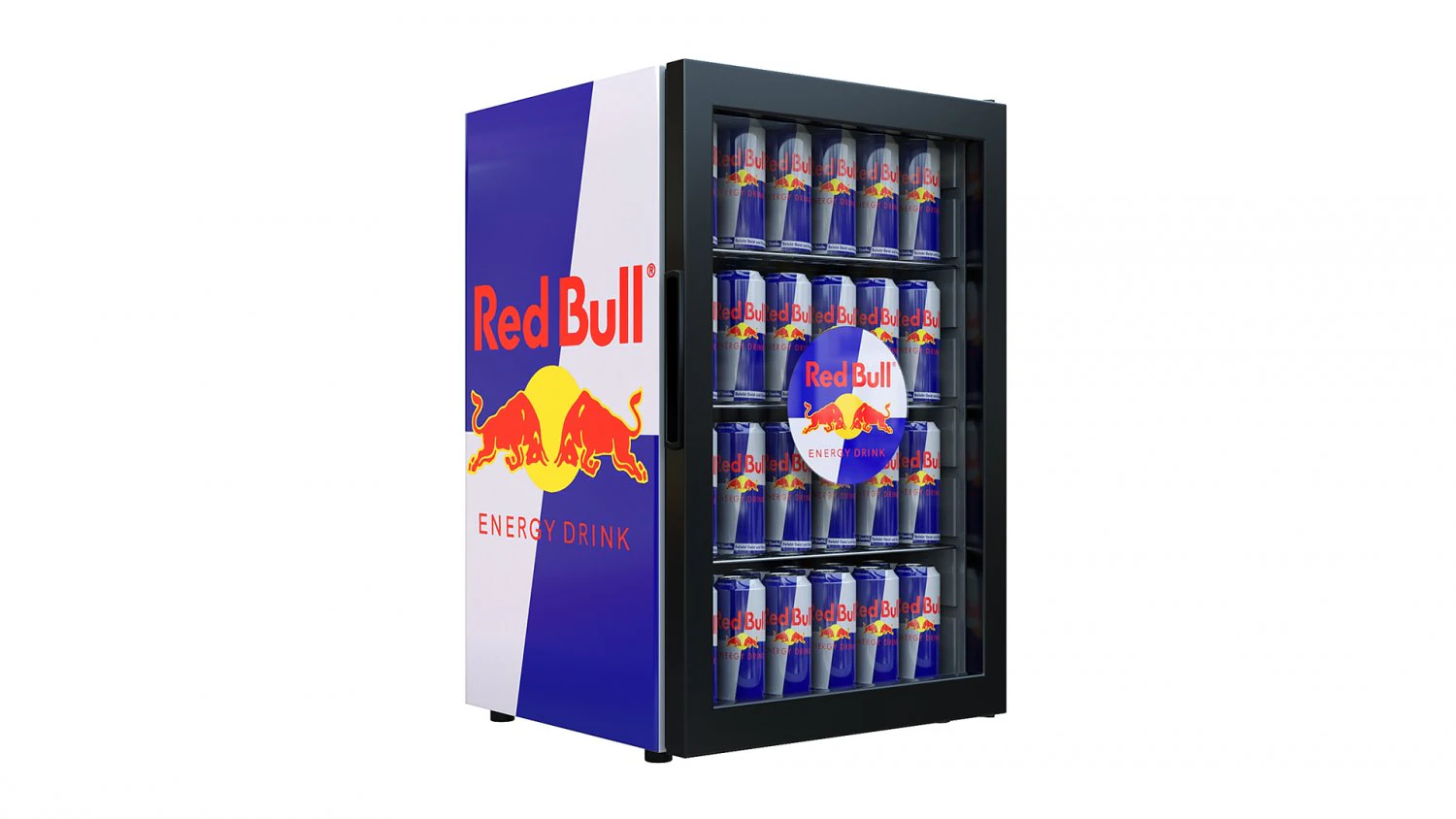 Mini fridge 3D Model .c4d .max .obj .3ds .fbx .stl .blend