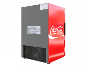 mini fridge coca-cola Modelo 3D