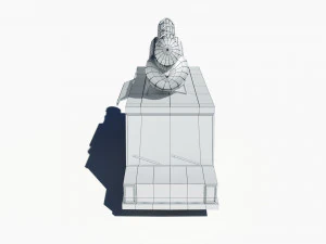 漫画の車のホットドッグトラック 3Dモデル