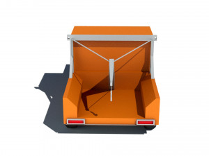 cartoon car tow truck 3D Model