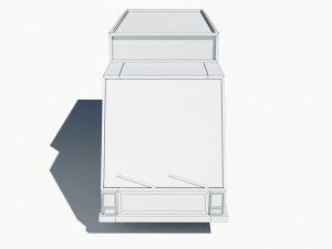 cartoon low poly car lorry 3D Model