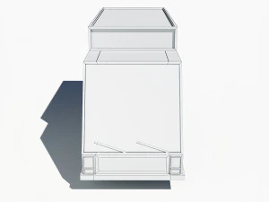 cartoon low poly car lorry 3D Model