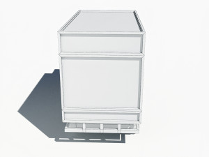 cartoon low poly car lorry 3D Model