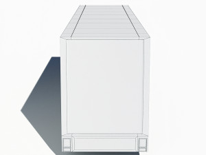 cartoon low poly bus Model 3D