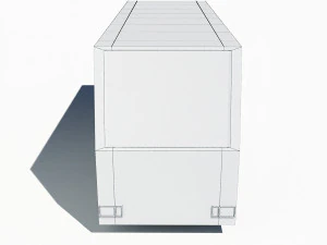 &ocirc;nibus de baixo poli dos desenhos animados Modelo 3D