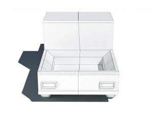 cartoon low poly pickup car 3D Model