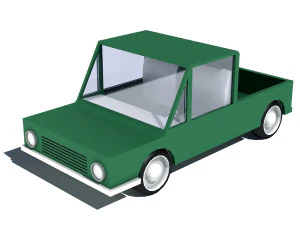 cartoon car pack 3D Model