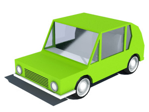 cartoon car pack 3D Model