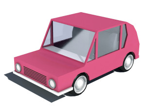 cartoon car pack 3D Model