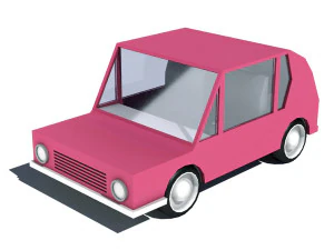cartoon car pack 3D Model