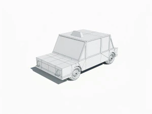 cartoon car pack 3D Model