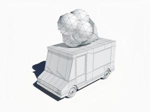 cartoon car pack 3D Model