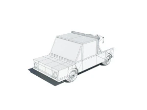 cartoon car pack 3D Model