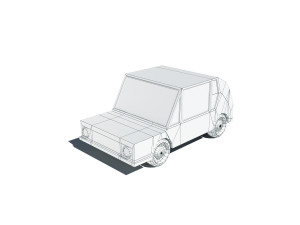 cartoon car pack 3D Model