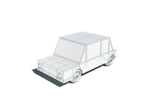 cartoon car pack 3D Model