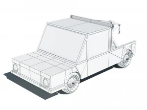 cartoon car pack 3D Model