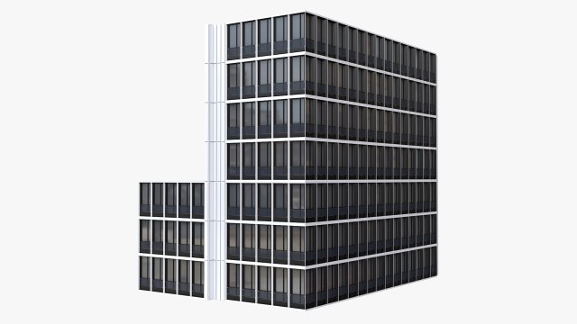 new york building 08 3D 模型 .c4d .max .obj .3ds .fbx .stl .blend 