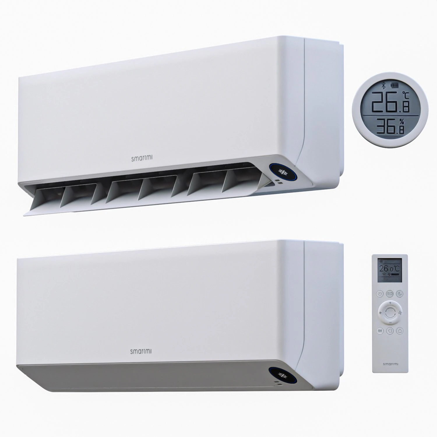 xiaomi smartmi air conditioner 3D Model .c4d .max .obj .3ds .fbx .stl .blend 