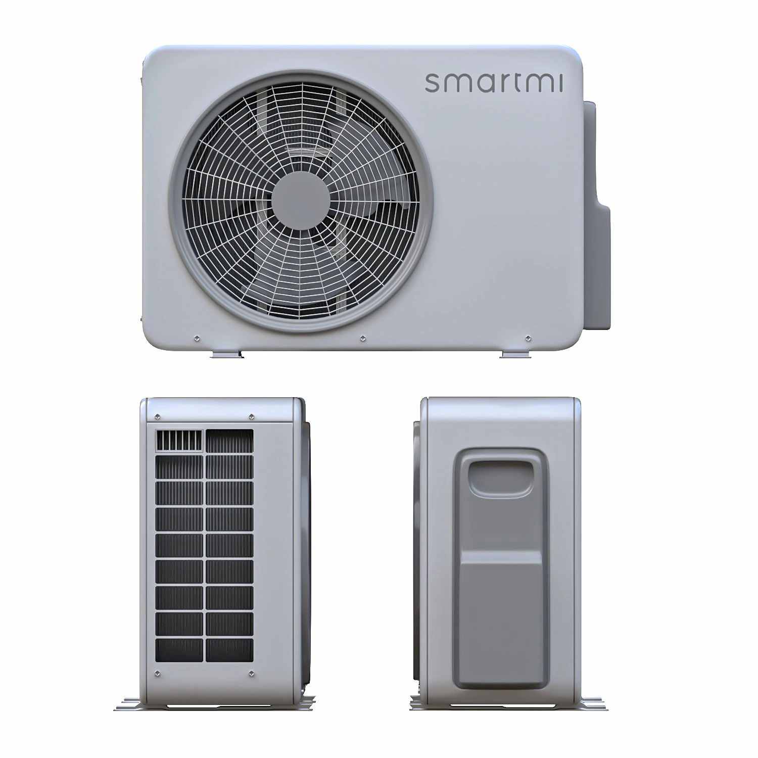 xiaomi smartmi outside air conditioning 3D Model .c4d .max .obj .3ds .fbx .stl .blend 
