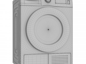 Samsung Washing Machine and Dryer - DV80TA020AX 3D Модель