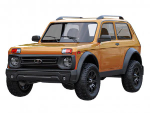 Lada Niva Bronto 4x4 3D Model