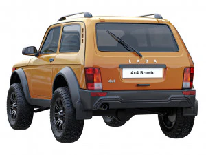 Lada Niva Bronto 4x4 3D Model