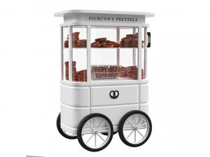Sigmunds Pretzels Cart 3D Model