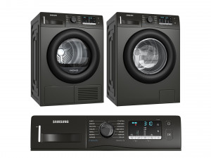 Samsung Washing Machine and Dryer - DV80TA020AX 3D मॉडल