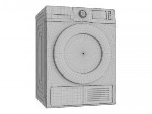 Samsung Washing Machine and Dryer - DV80TA020AX 3D मॉडल