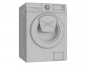Samsung Washing Machine - WW80T4540AX1FH Model 3D