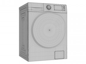 Samsung Washer Dryer - Combo WD80J5410AW Model 3D