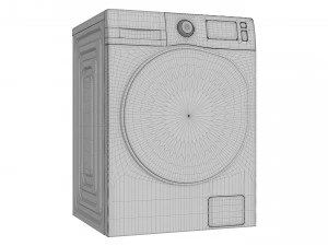 Samsung Washer Dryer - Combo WD80J5410AW 3D Model