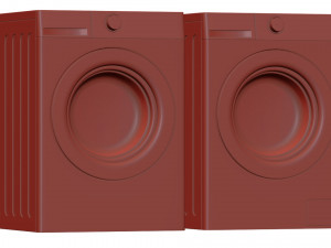 LG Washing Machine Dryer - F4WV3009S6 - RC90V9AV2W 3D 模型