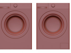 LG Washing Machine Dryer - F4WV3009S6 - RC90V9AV2W 3D 模型